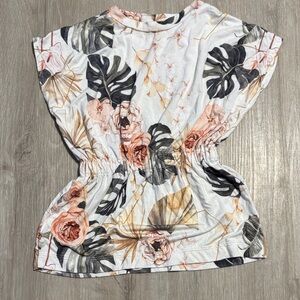 Floral Print Girl’s Top